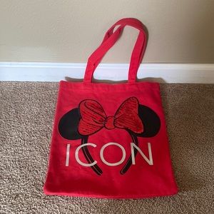 Disney parks Minnie mouse icon bag ❤️🖤🤍